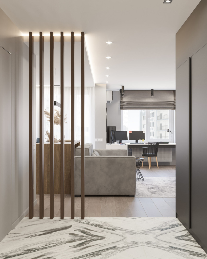 Проект двухкомнатной квартиры #urban_inspiration