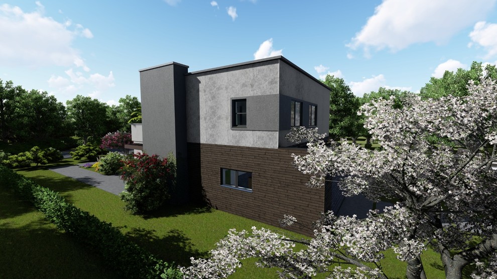 Современный дом в стиле хай-тэк на юге