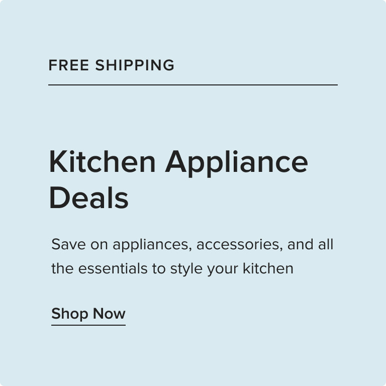 Kitchen Appliance Deals With Free Shipping