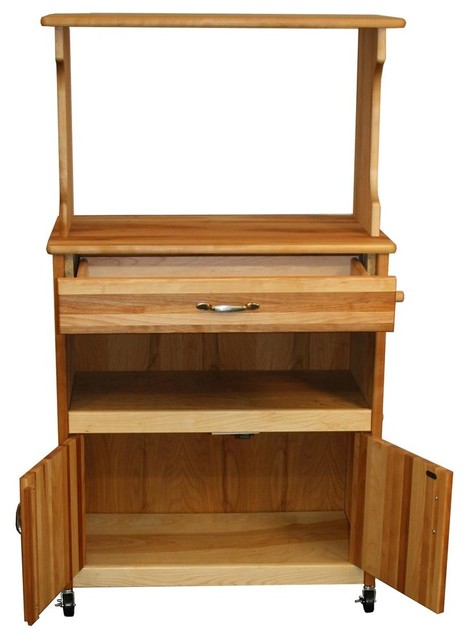 Wood Microwave Cart Wood Microwave Cart
