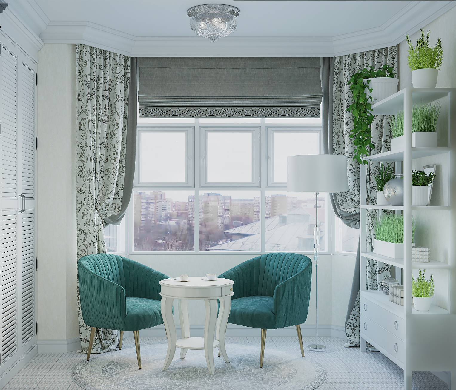 Дизайн интерьеров спальни в г. Нижний Новгород в ЖК Пражский квартал