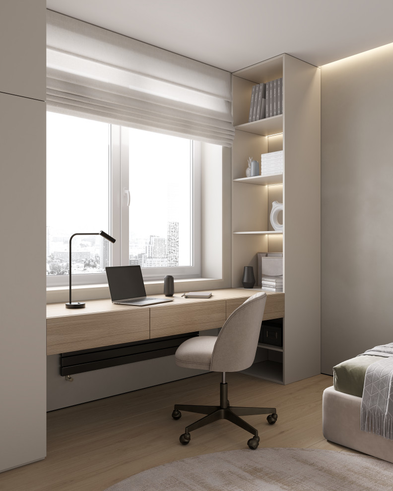 ЖК «Зенит», современный интерьер квартиры, построенный на контрастах