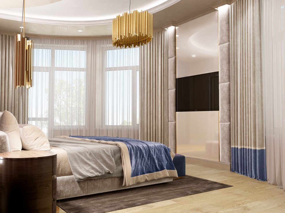 Роскошь в стилистическом разнообразии - спальня