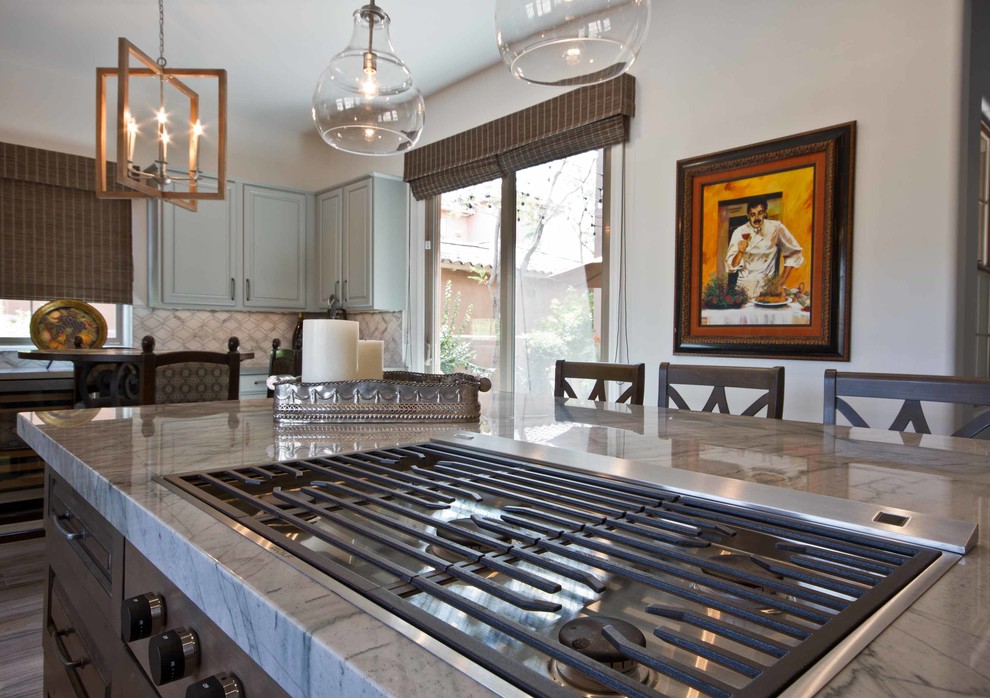 Transitional kitchen photo in Phoenix