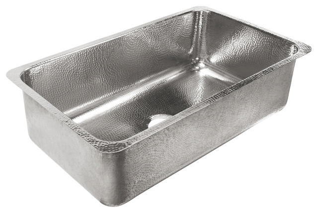 Rivera Stainless Steel 31" Single Bowl Undermount Kitchen Sink, Polished Stainless Steel