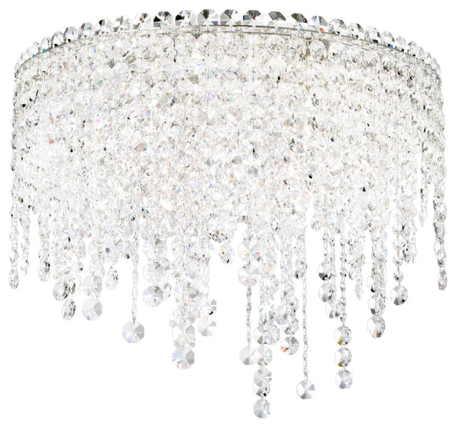 Schonbek Lighting Ch1801n Chantant Stainless Steel Flush Mount Schonbek Lighting Ch1801n Chantant Stainless Steel Flush Mount