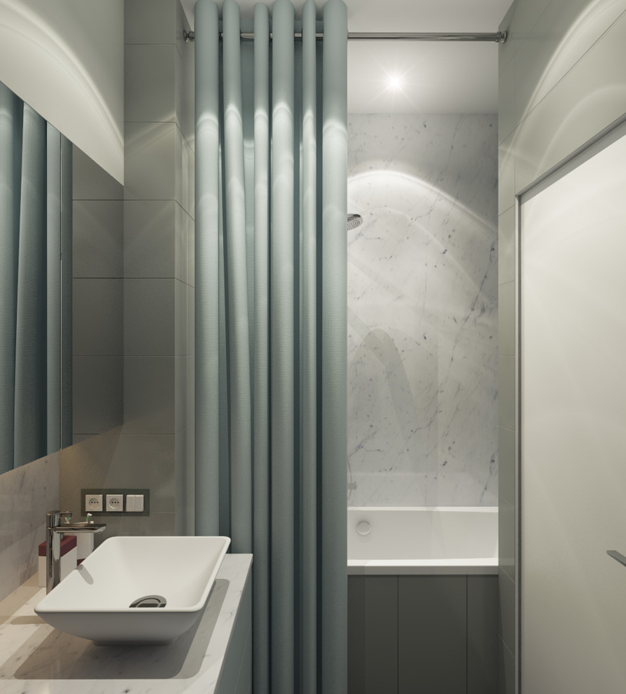 Медь и мрамор (дизайн квартиры)