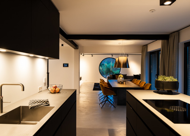 K&uuml;che industrial-living-room