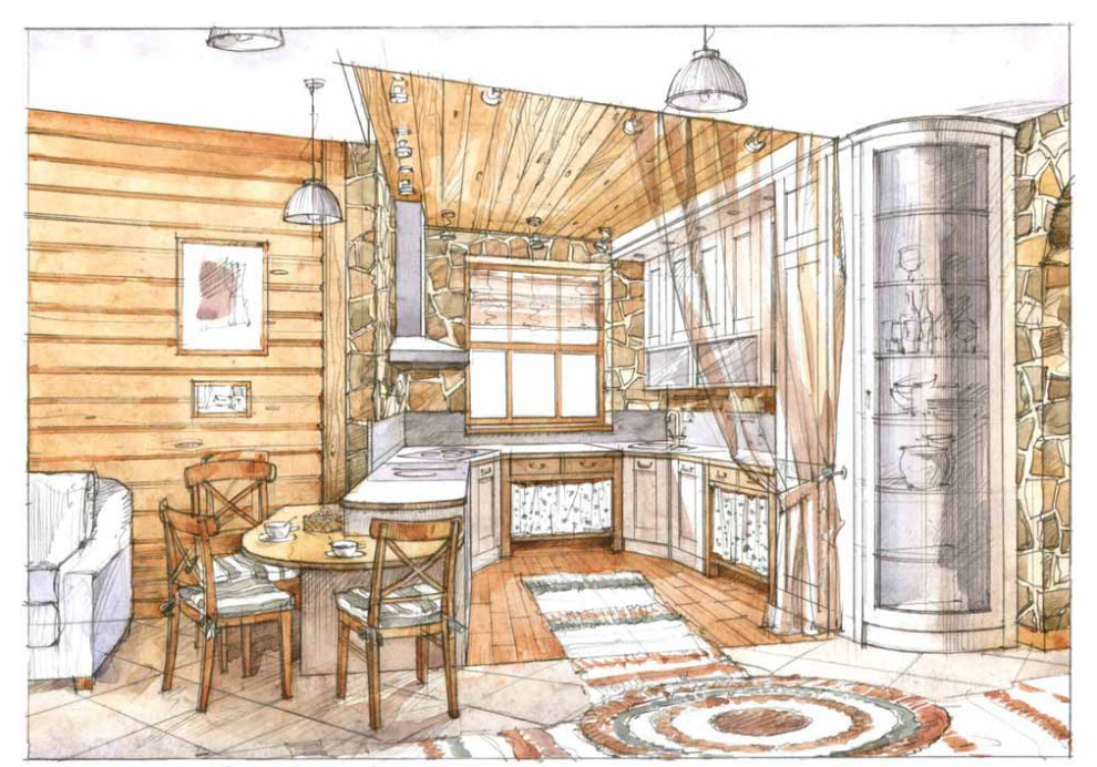 Камень в интерьере