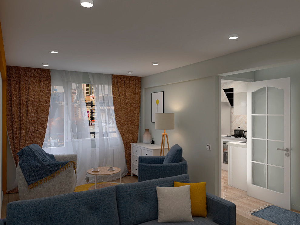 Сочный и бюджетный сканди интерьер