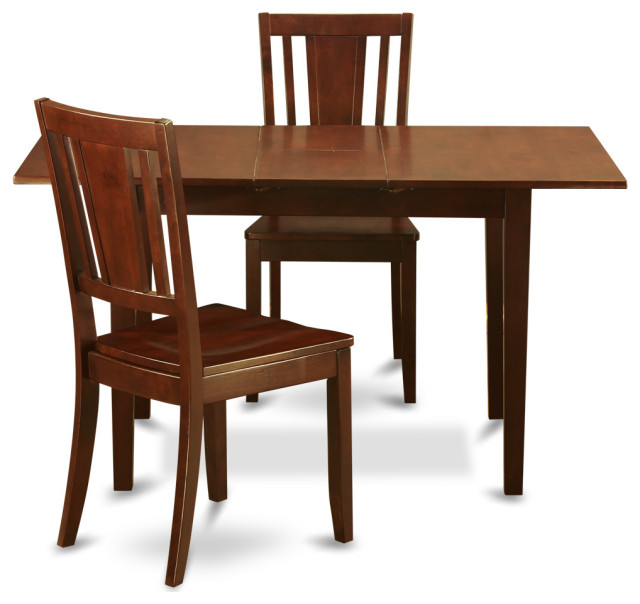 3 Pc Small Set Dining Tables For Small Spaces And 2 Dining