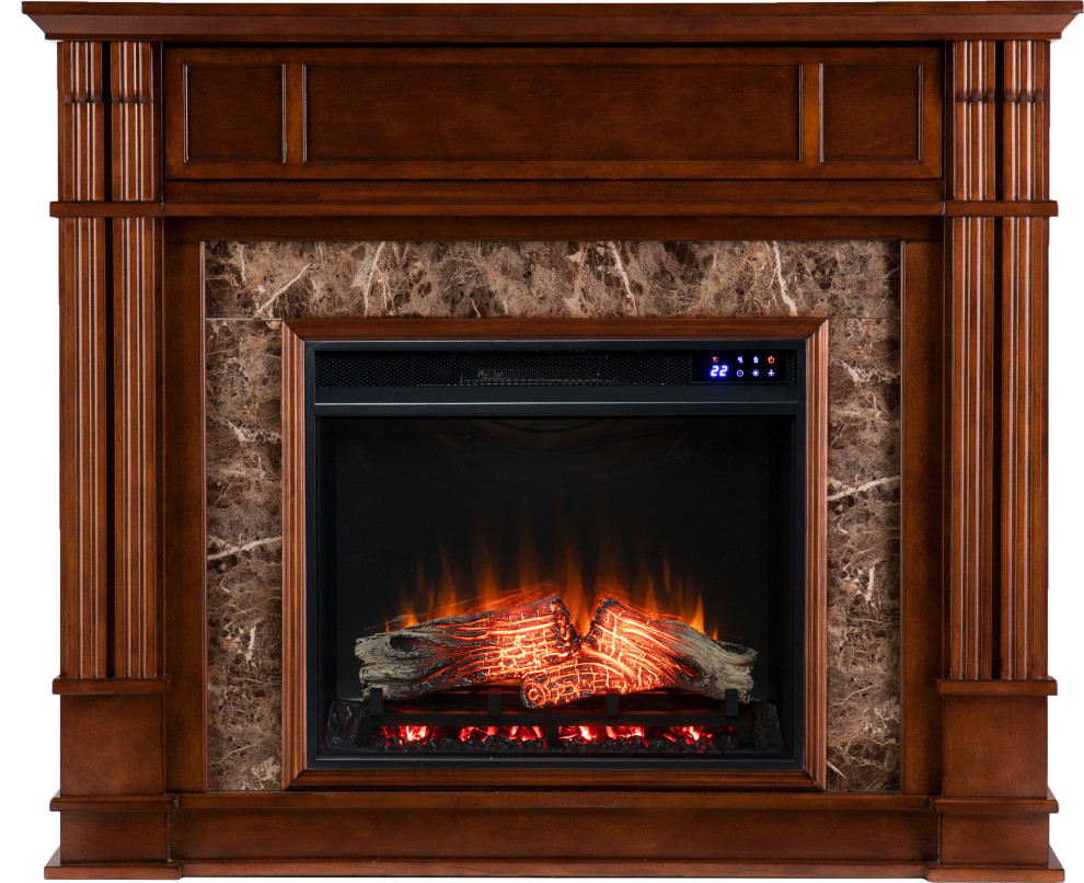 Highgate Electric Media Fireplace Traditional Indoor Fireplaces
