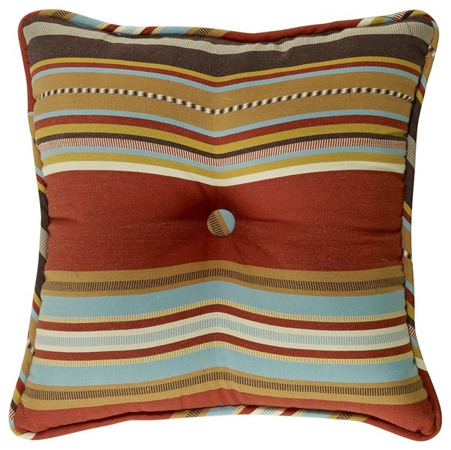 Striped Tufted Pillow