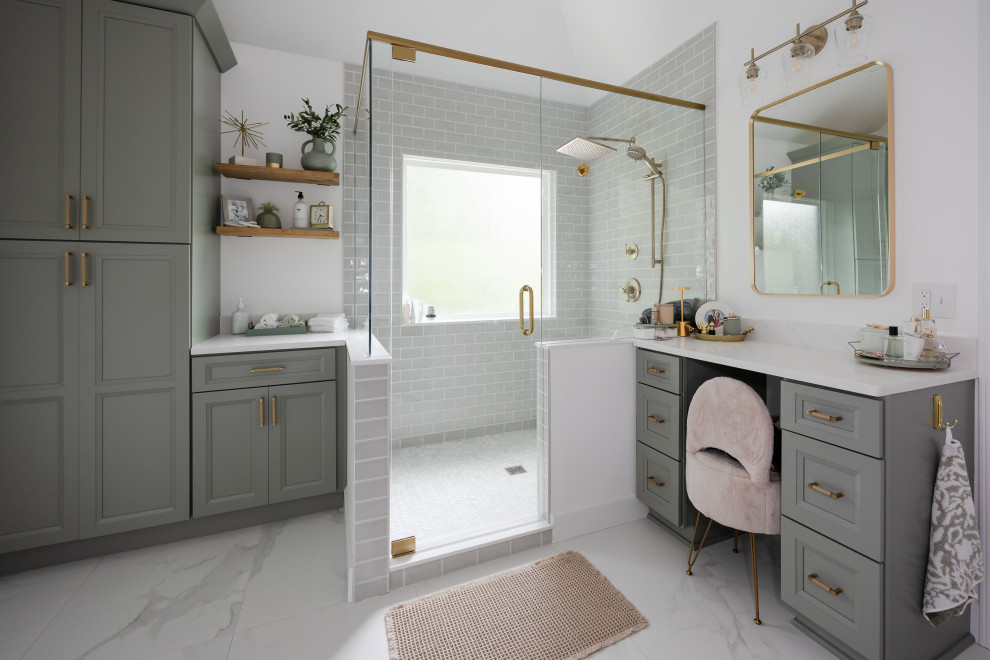 Luxury Master Bathroom & Custom Walk-In Closet Woodstock