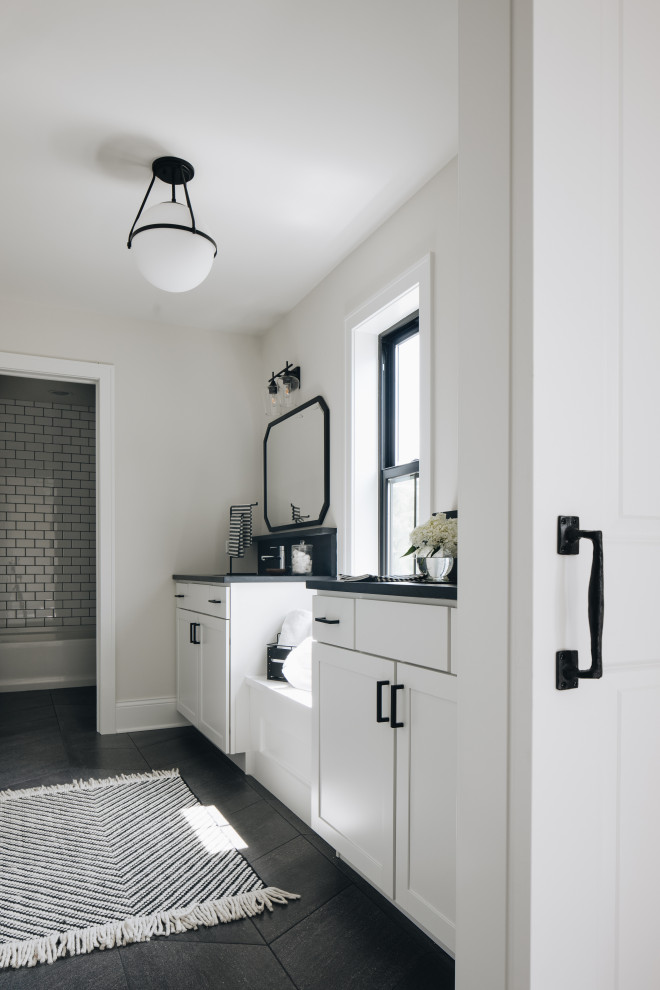 Home design - transitional home design idea in Chicago