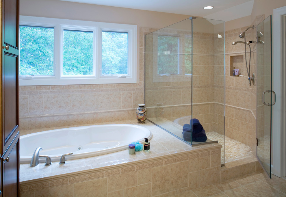 Design ideas for a traditional bathroom in Baltimore.