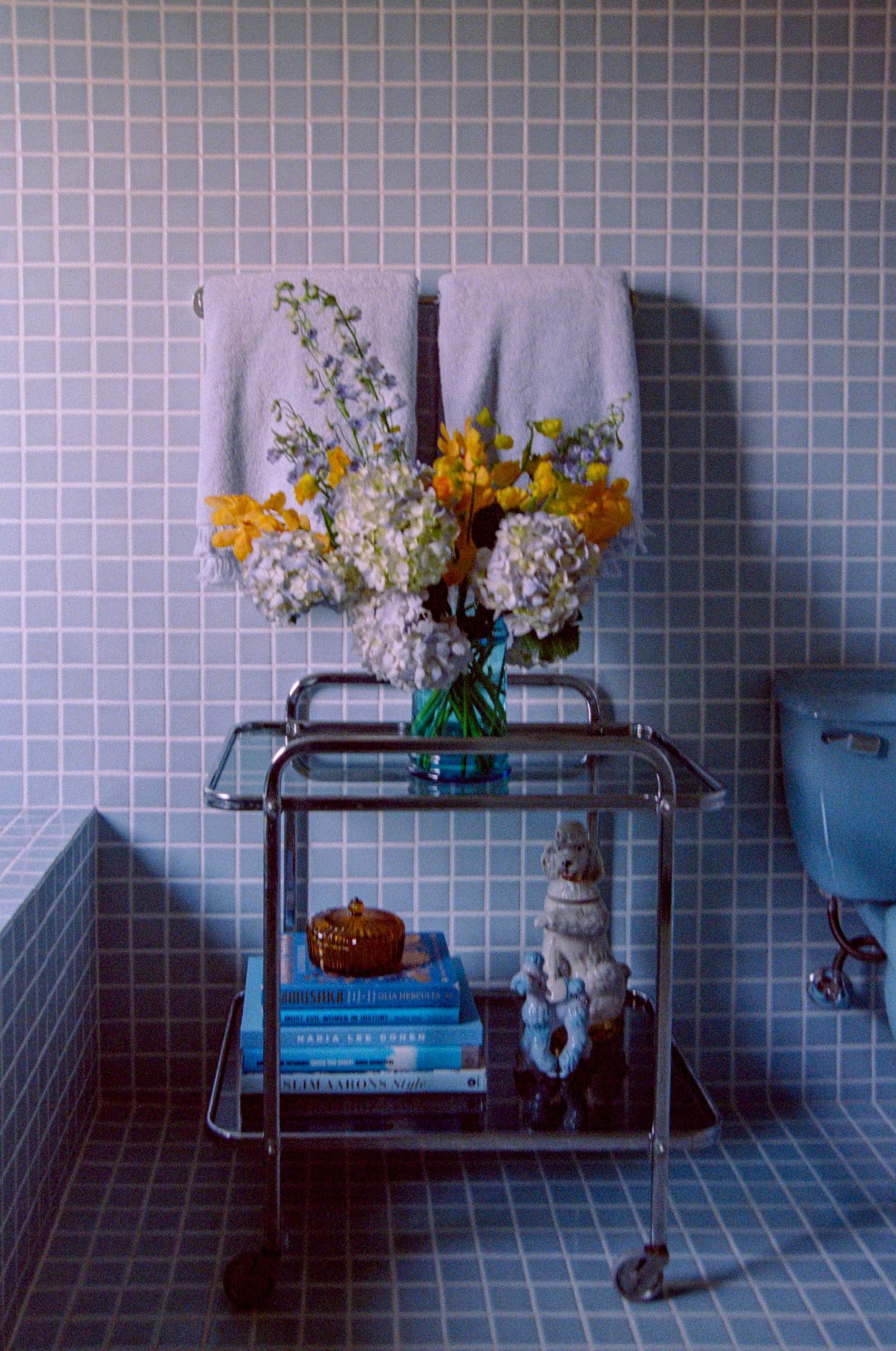 Mid-Century Glam Bathrooms