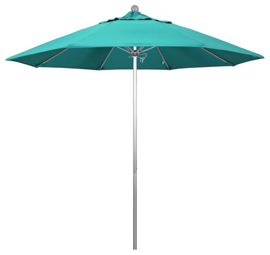 9' Venture Series Patio Umbrella With Sunbrella 1A Aruba Fabric
