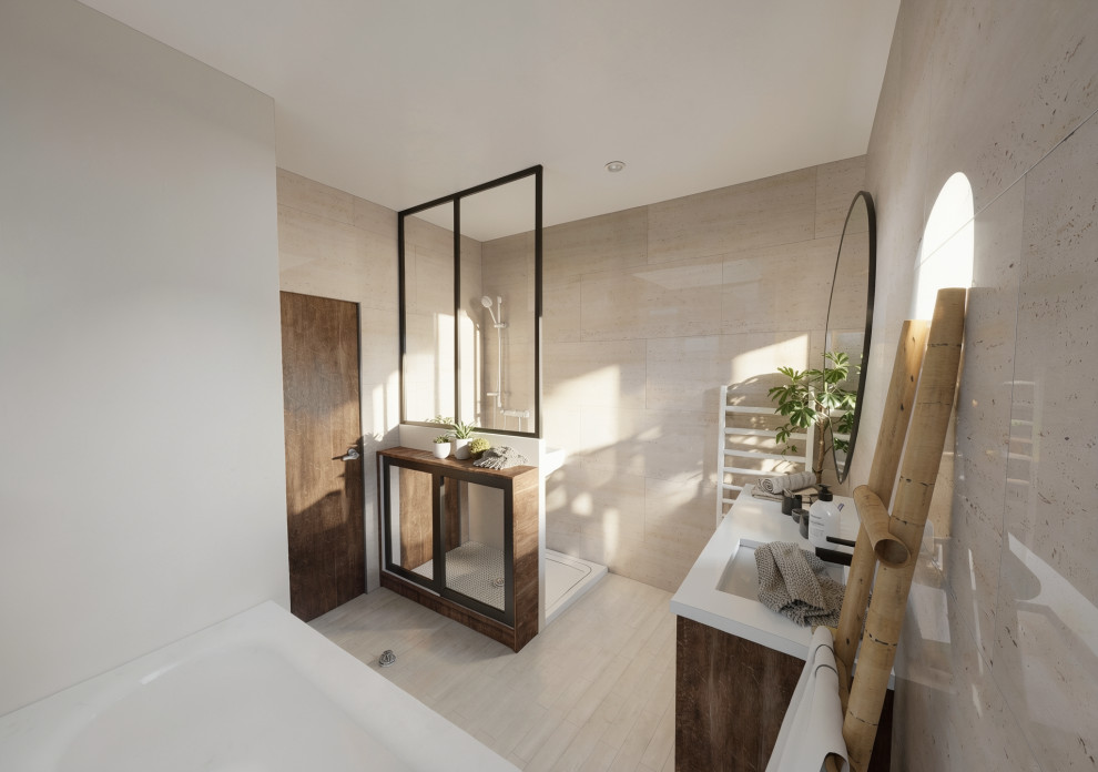 Réhabilitation et réagencement du rez-de-chaussée d’une ferme