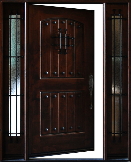 Knotty Alder Exterio Front Entry Door 1d 2sl 12 36 X80 Left Hand Knotty Alder Exterio Front Entry Door 1d 2sl 12 36 X80