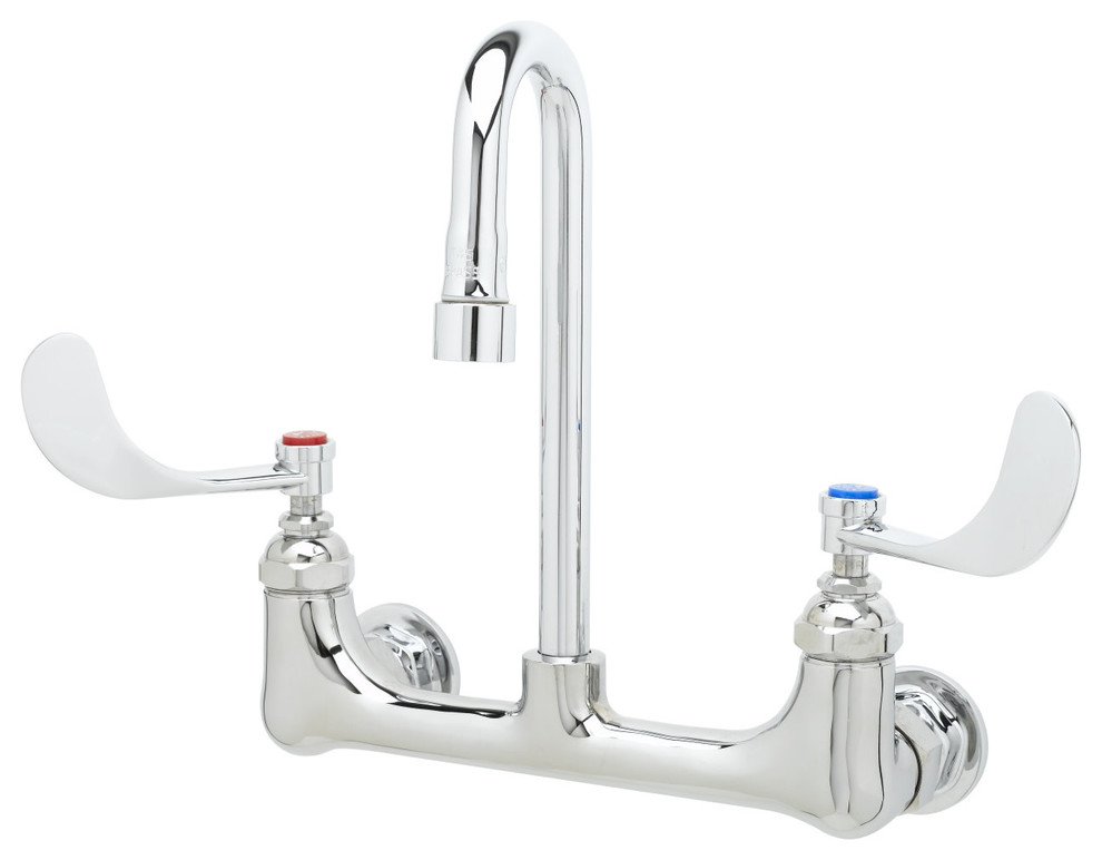 T and S Brass B-2443 Wall Mounted Faucet - Chrome