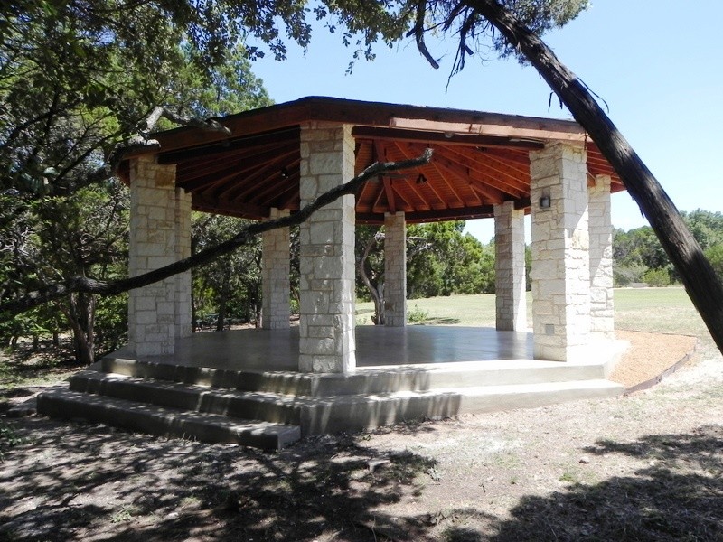 Elegant patio photo in Austin