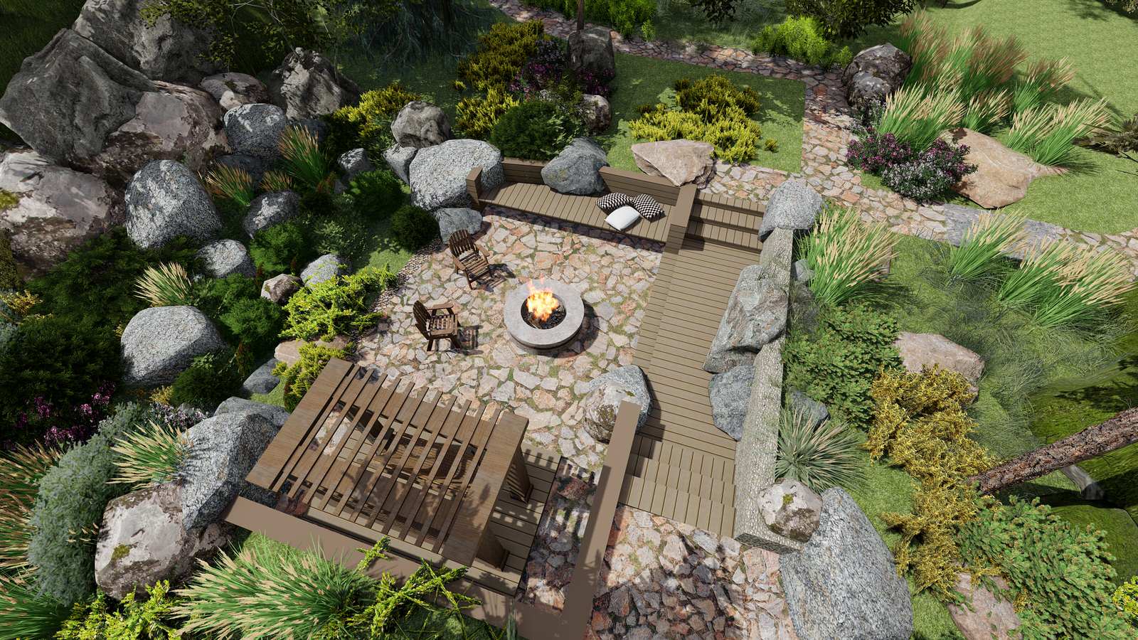 Площадка барбекю