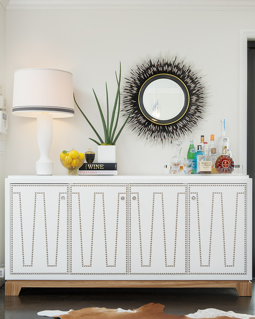Buffet Sideboard Server Credenza, What To Put On Sideboard In Dining Room