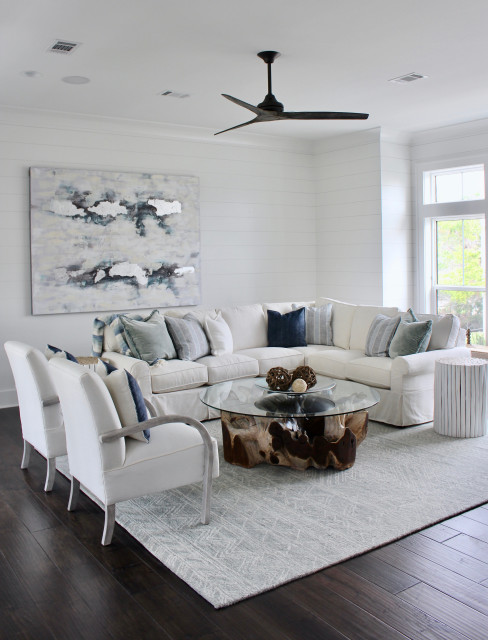 Lake Vista bord-de-mer-salon
