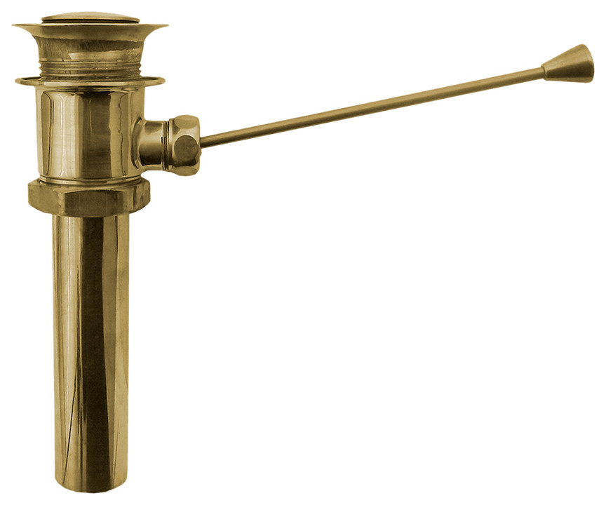 Pop-up Mechanical Drain, Polished Brass