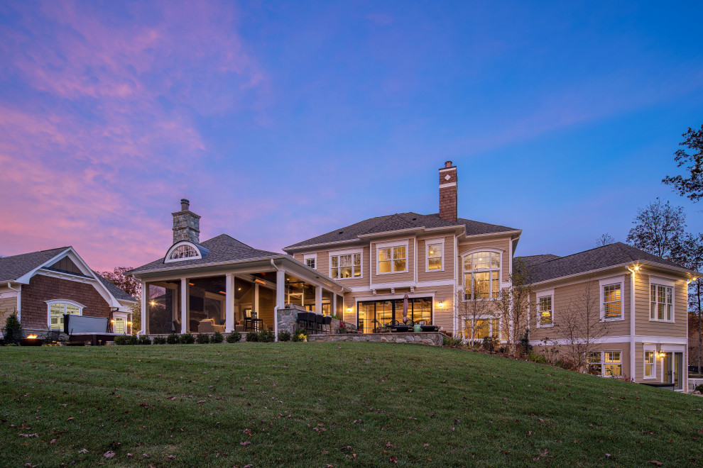 Example of a transitional home design design in DC Metro