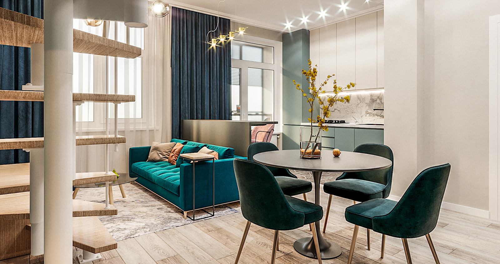 Двухуровневая квартира. Жк Парк Горького