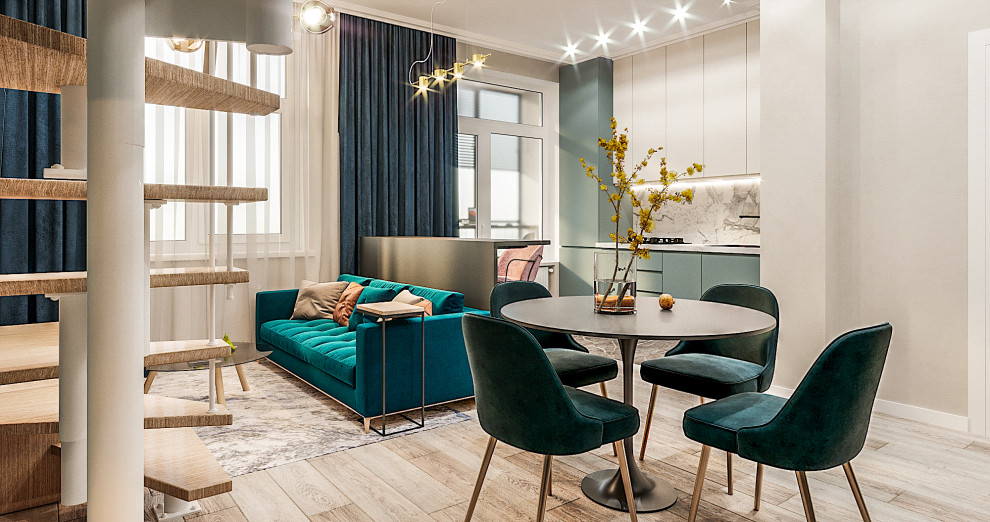 Двухуровневая квартира. Жк Парк Горького