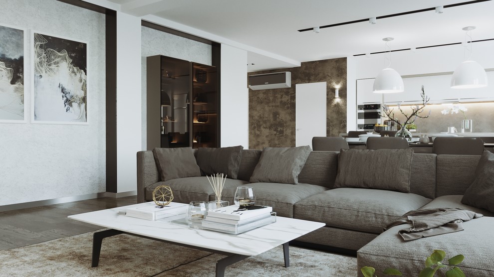 Проект современной квартиры г.Новосибирск