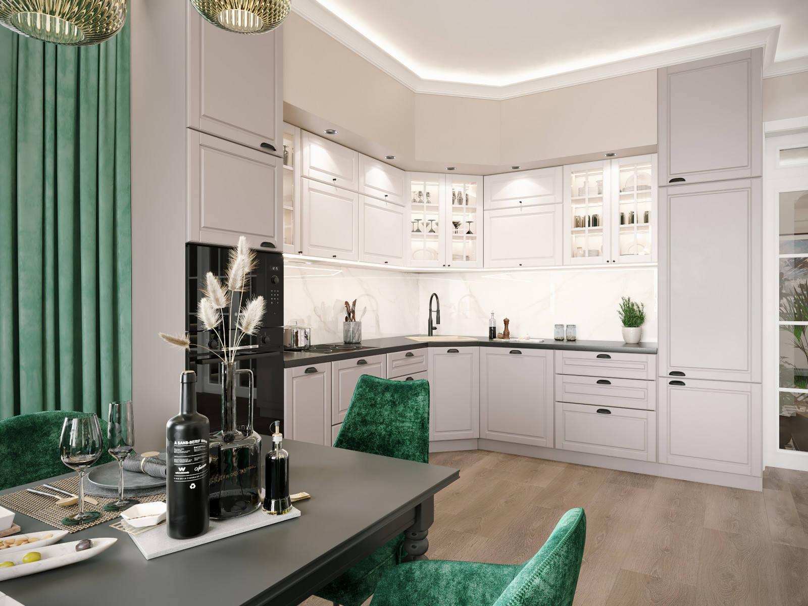 Дизайн-проект дома в КП А la Катуар