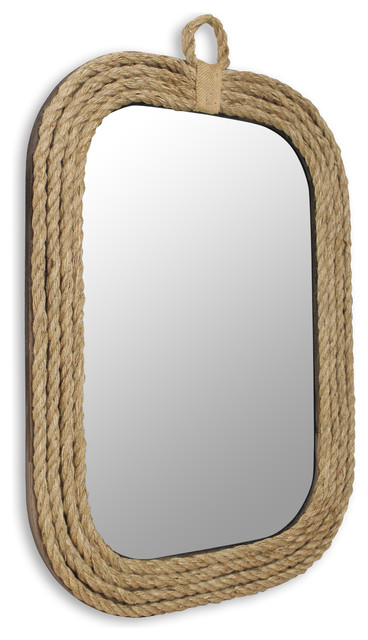 Nautical Rope Wall Mirror Beach Style Wall Mirrors By Cheungs Nautical Rope Wall Mirror Beach Style Wall Mirrors By Cheungs