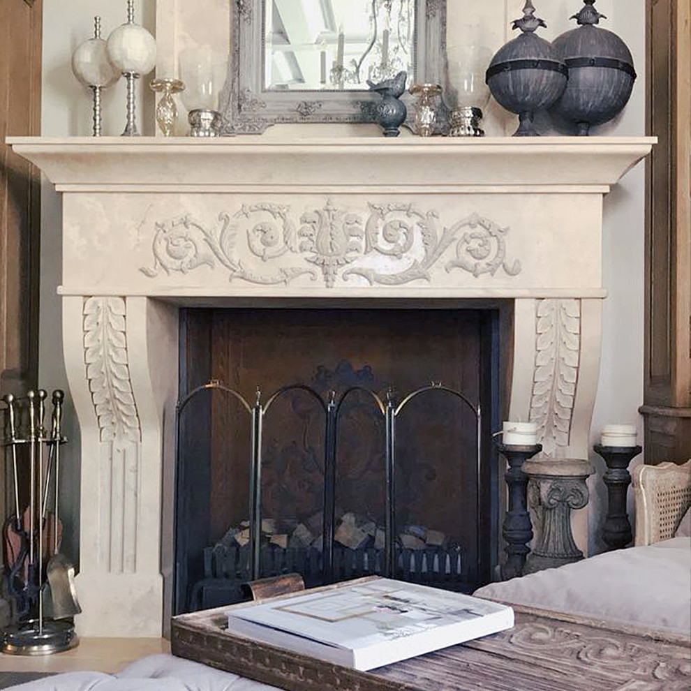 Дизайн-проект загородного дома, гостиная, столовая