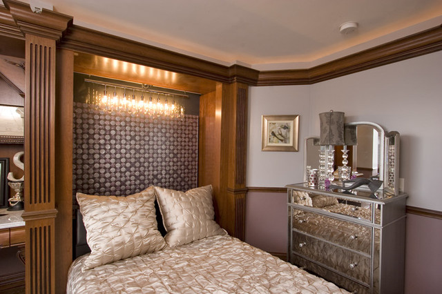 Old Hollywood Glamour American Traditional Bedroom