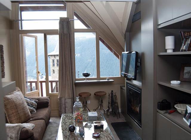 Duplex Baqueira rustikal-wohnbereich