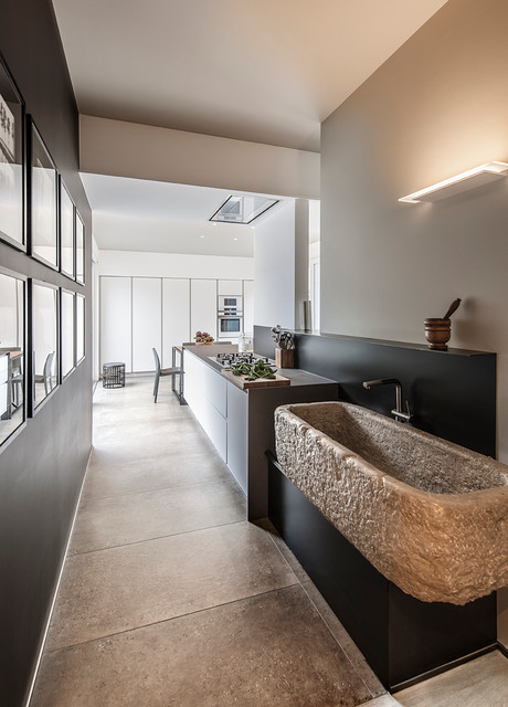 Contemporary modern-kueche