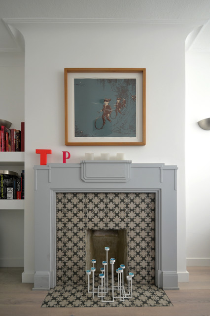 West Norwood contemporary-vardagsrum