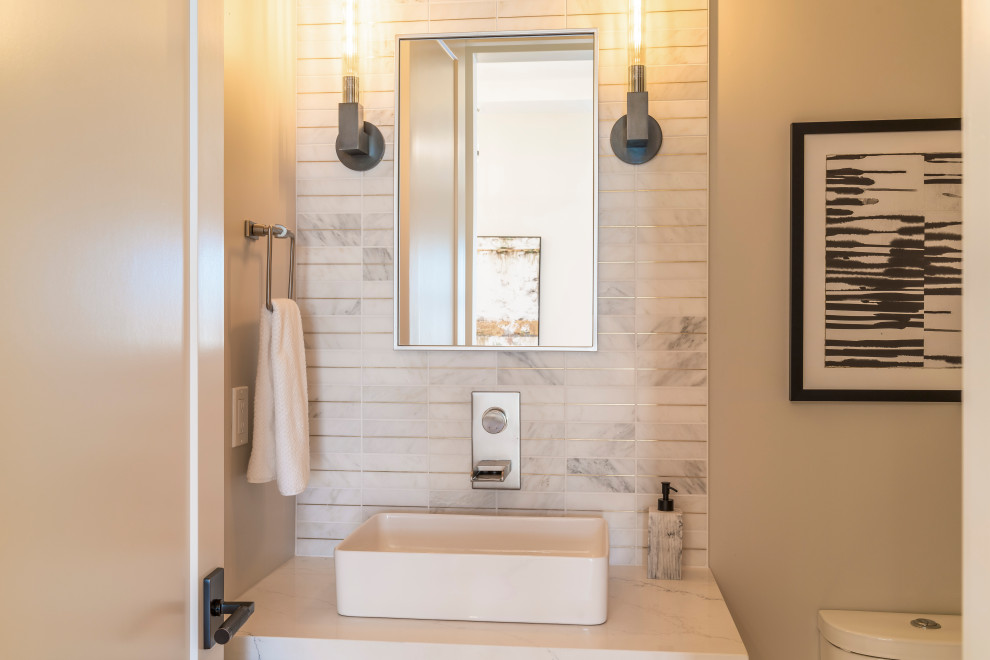 Royal Manor Powder Room San Francisco by Farrell Faber