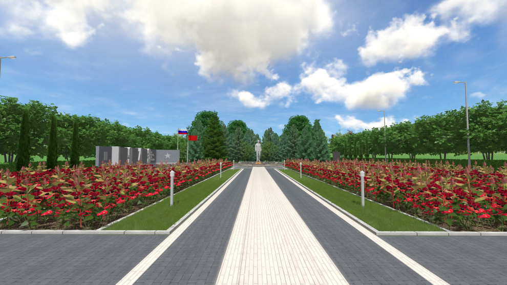 Мемориальный комплекс "Вечный Огонь" в г.Жиздра, 2021