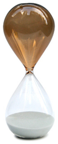 Mod Hourglass, Clear/Amber