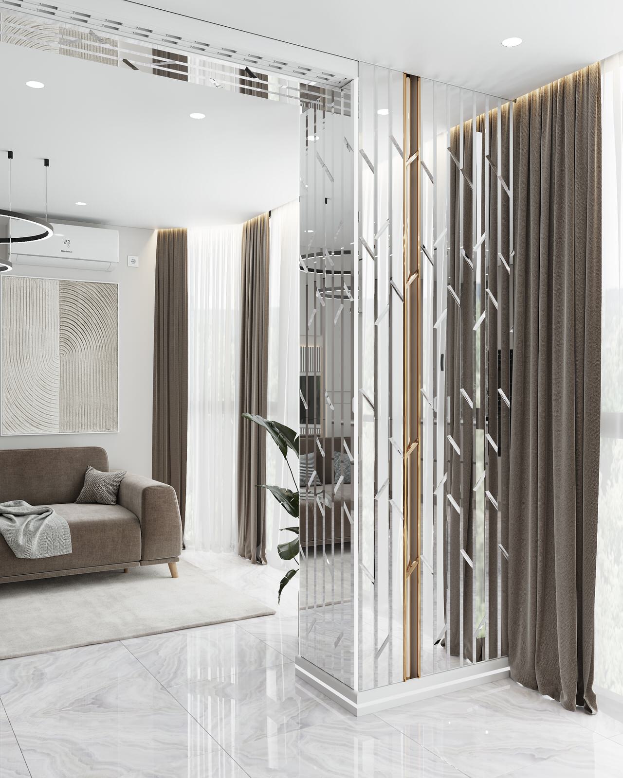 Дизайн квартиры сложной планировки