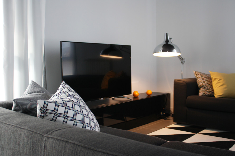 В лучах южного солнца. Проект двухуровневой квартиры г. Бари, Италия.