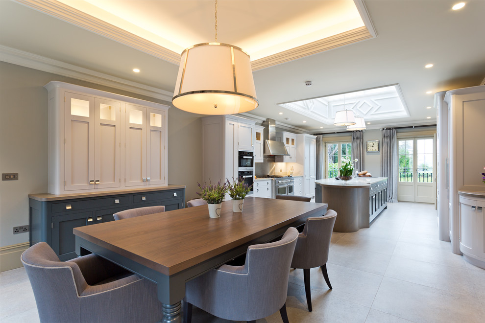 Photo of a transitional kitchen in Belfast.
