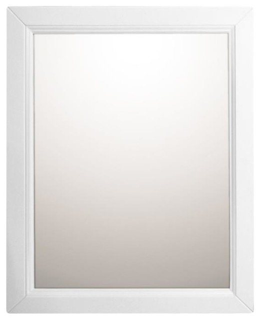 Bellaterra 24 Mirror Cabinet Wood White Transitional Medicine Cabinets By Luxx Kitchen And Bath