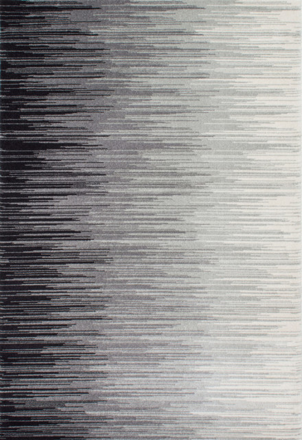 nuLOOM Lexie Ombre Striped Area Rug, Black, 5'x7'5"
