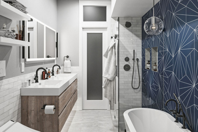 Bathroom Remodels modern-badezimmer